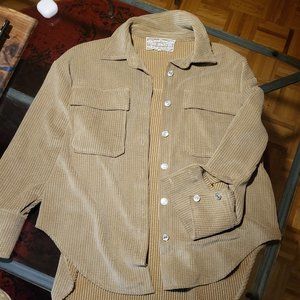 Corduroy shacket